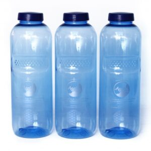 Set of 3 Tritan bottle Grip 1 liter with Flower of Life printed