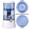 AcalaQuell® Grande 10 Liter Wasserfilter blau weiss, Kalk Zusatz und Blume des Lebens", Options "mit" and "ohne", Option "mit" extra charge + 67 CHF – Bild 2