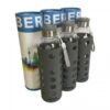 3er Set Glas Trinkflasche 700 ml BERLIN