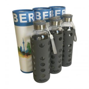 Set of 3 glass drinking bottle 700 ml BERLIN