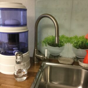 AcalaQuell Mini 5 Liter Wasserfilter blau weiss
