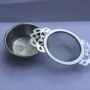 Strainer and drip tray for cleaning balls