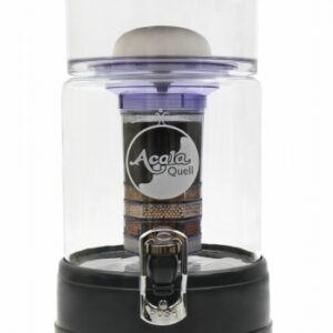 AcalaQuell Mini kristallklar anthrazit