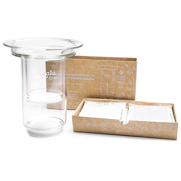 AcalaQuell® Glaskartusche für Standfilter: Mini - inkl. 1 x Füllung – Bild 7
