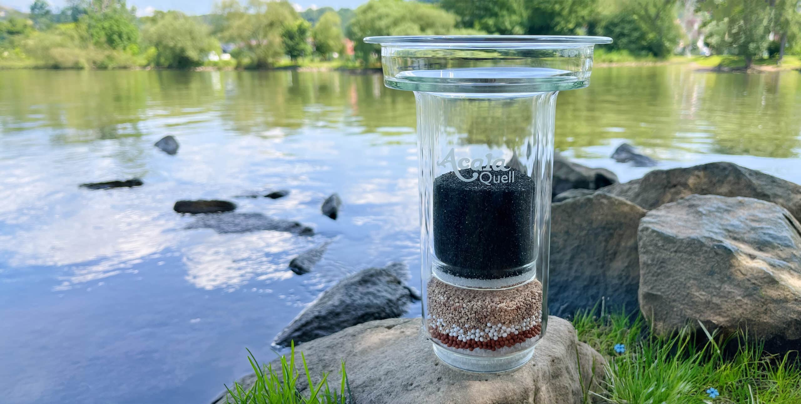 AcalaQuell Smart - Confezione Da 3 Cartucce Filtranti Premium Per Acqua Con Pre-filtro In Ceramica E Pietre Minerali